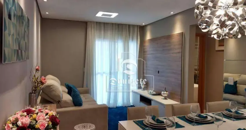 Apartamento com 2 quartos à venda, 64 m² por R$ 604.422 - Campestre - Santo André/SP
