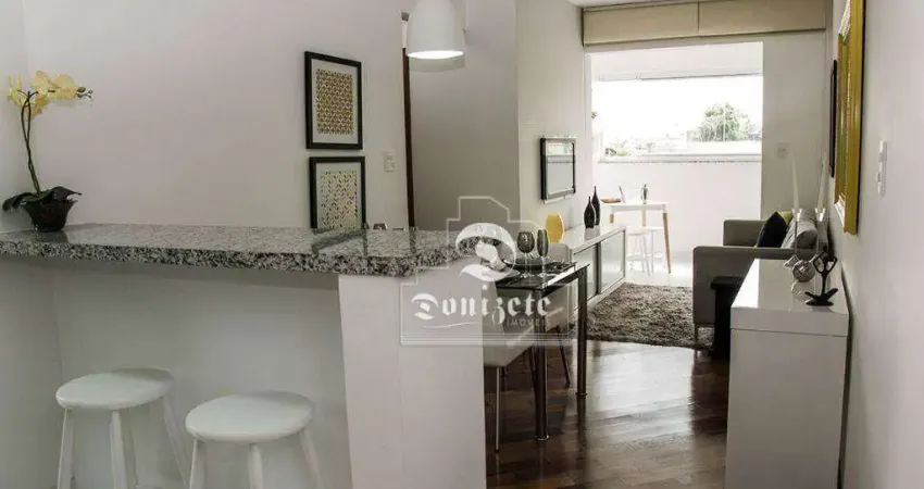 Apartamento com 2 dormitórios à venda, 60 m² por R$ 710.000,00 - Campestre - Santo André/SP