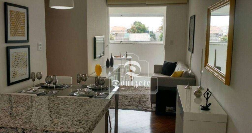 Apartamento com 2 dormitórios à venda, 60 m² por R$ 623.000,00 - Campestre - Santo André/SP