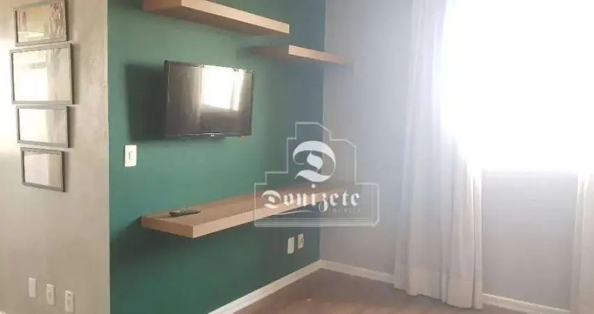 Flat com 1 dormitório à venda, 43 m² por R$ 310.000,00 - Vila Bastos - Santo André/SP