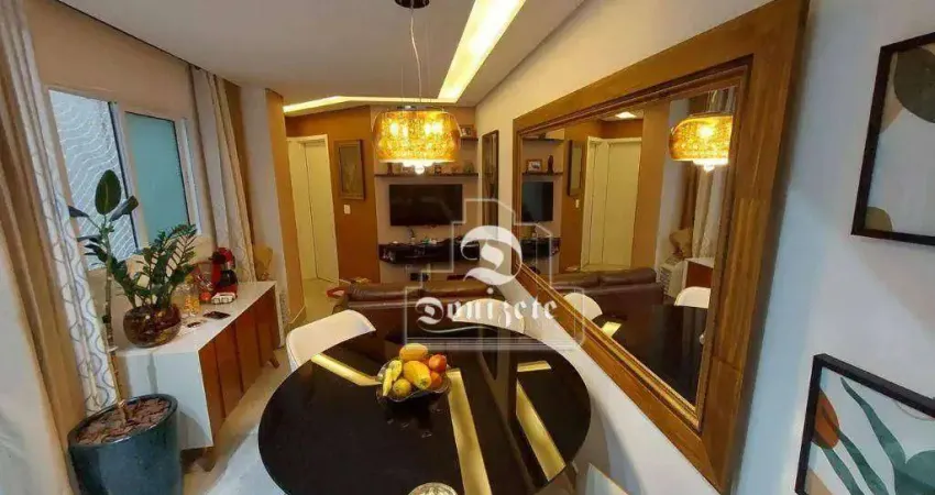 Cobertura com 2 dormitórios à venda, 81 m² por R$ 640.000,00 - Campestre - Santo André/SP