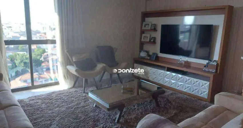 Apartamento com 4 dormitórios à venda, 160 m² por r$ 999.999,90 - parque das nações - santo andré/sp