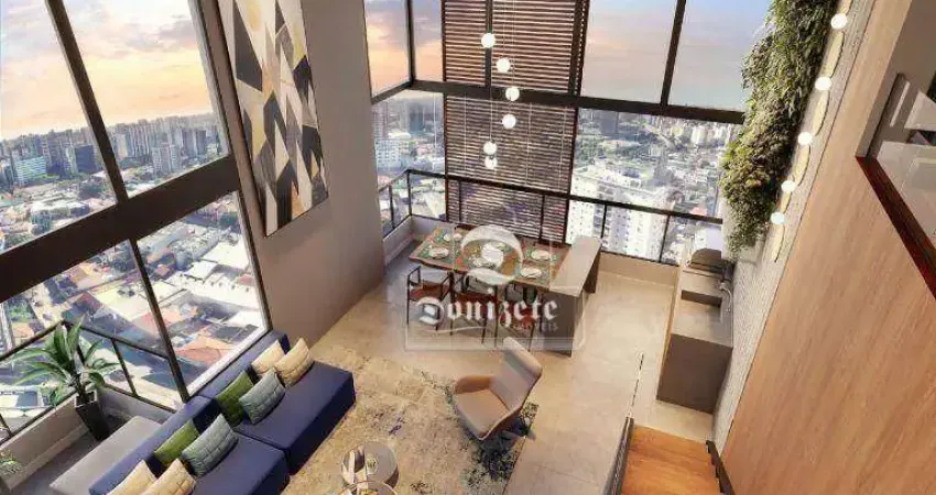 Apartamento Duplex com 2 dormitórios à venda, 100 m² por R$ 1.223.000,00 - Jardim - Santo André/SP