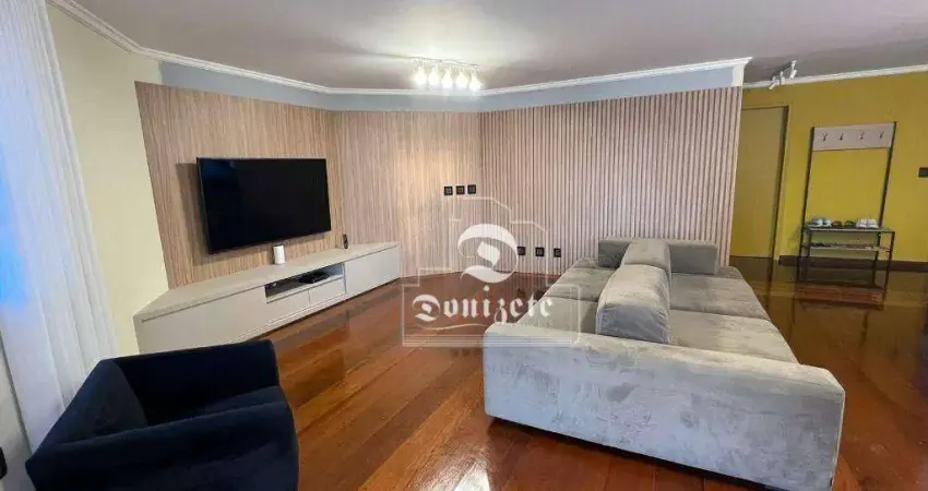 Apartamento com 4 dormitórios, 200 m² - venda por R$ 1.800.000,00 ou aluguel por R$ 16.828,83/mês - Vila Assunção - Santo André/SP