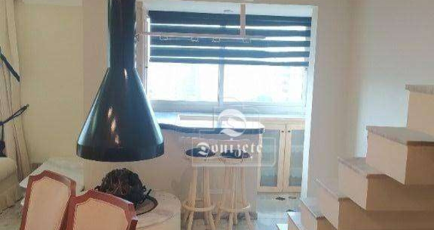 Cobertura com 2 dormitórios, 165 m² - venda por R$ 1.050.000,00 ou aluguel por R$ 4.675,00/mês - Vila Léa - Santo André/SP