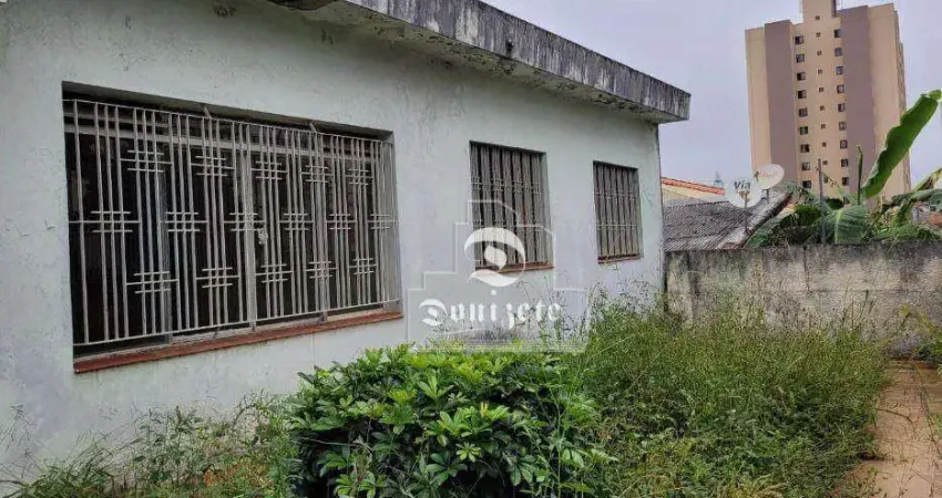Terreno à venda, 166 m² por R$ 478.000,00 - Vila Valparaíso - Santo André/SP