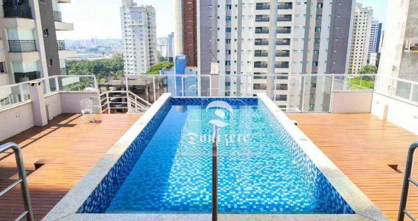 Cobertura com 4 dormitórios, 445 m² - venda por R$ 3.700.000,00 ou aluguel por R$ 18.506,53/mês - Jardim - Santo André/SP