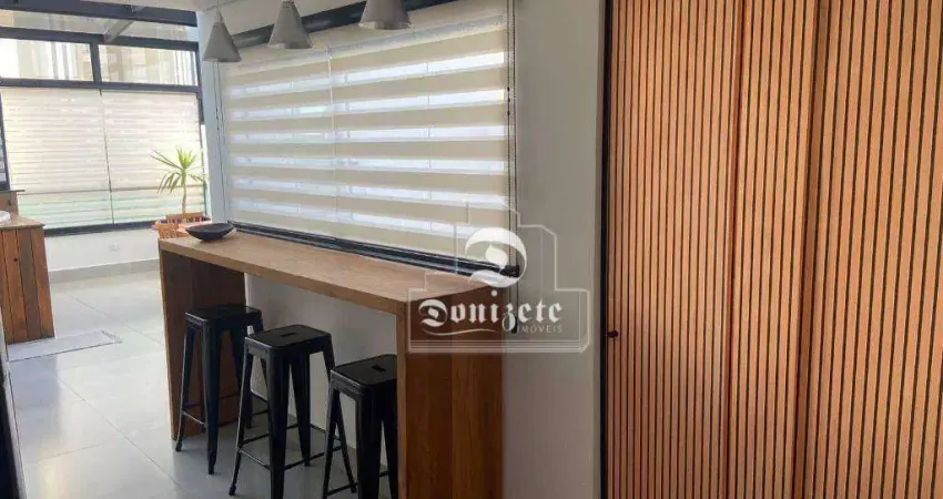 Cobertura com 2 dormitórios à venda, 98 m² por R$ 880.000,00 - Jardim - Santo André/SP