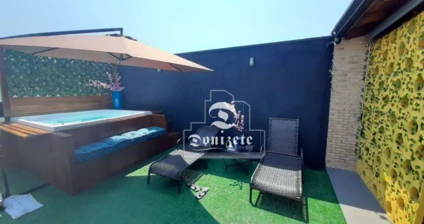 Cobertura com 3 dormitórios à venda, 134 m² por R$ 850.000,00 - Paraíso - Santo André/SP