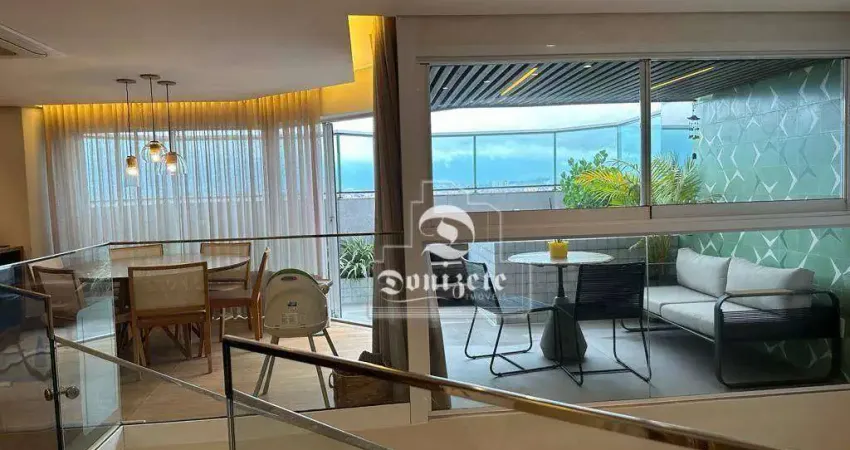 Cobertura com 2 dormitórios, 182 m² - venda por R$ 3.500.000,00 ou aluguel por R$ 11.903,00/mês - Jardim - Santo André/SP