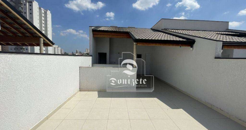 Cobertura com 2 dormitórios à venda, 122 m² por R$ 480.000,00 - Vila Pires - Santo André/SP