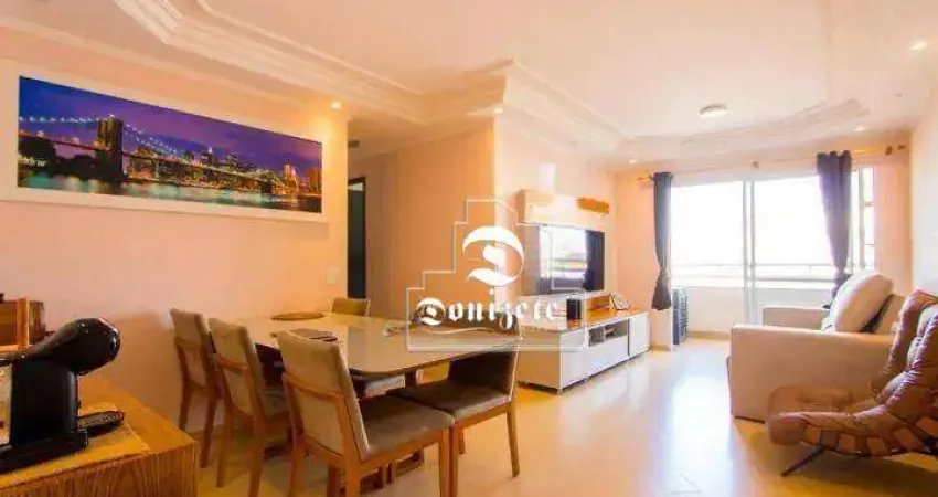Apartamento com 3 dormitórios à venda, 90 m² por R$ 665.000,00 - Vila Assunção - Santo André/SP