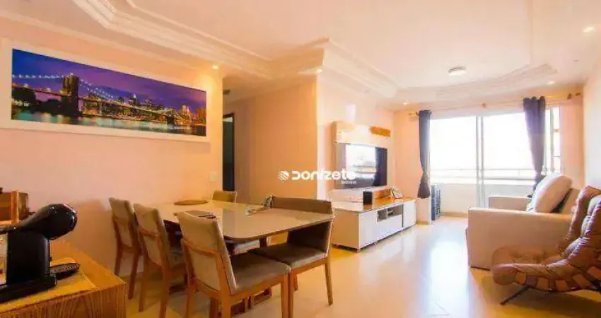 Apartamento com 3 dormitórios à venda, 90 m² por r$ 750.000,00 - vila assunção - santo andré/sp