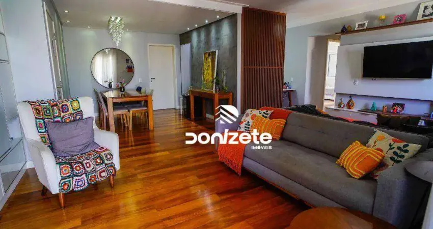 Apartamento com 3 dormitórios à venda, 130 m² por r$ 1.170.000,00 - campestre - santo andré/sp