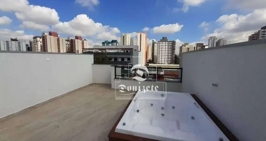 Cobertura com 3 dormitórios à venda, 131 m² por R$ 785.000,00 - Paraíso - Santo André/SP