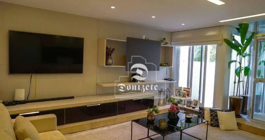 Cobertura com 3 dormitórios à venda, 220 m² por R$ 1.277.000,00 - Campestre - Santo André/SP