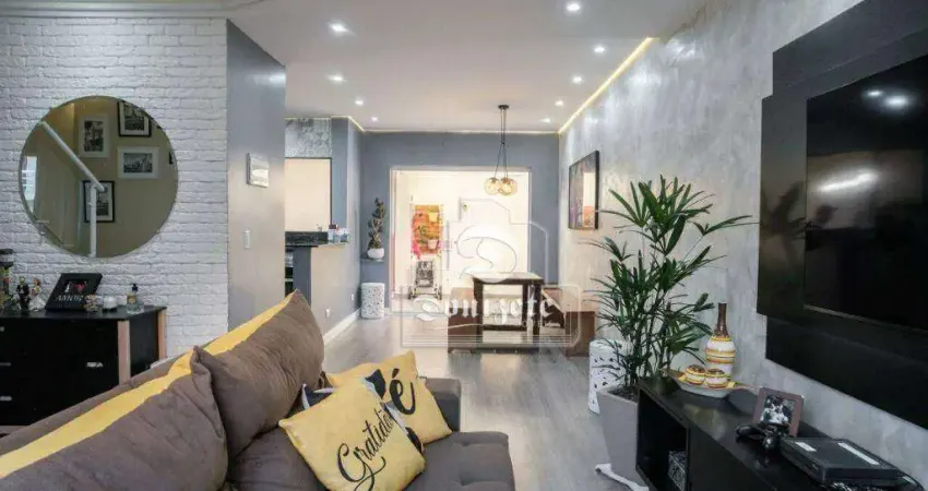 Casa com 3 dormitórios à venda, 118 m² por R$ 900.000,00 - Vila Homero Thon - Santo André/SP