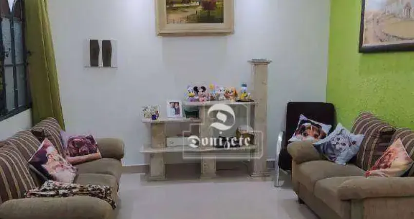 Sobrado com 3 dormitórios à venda, 128 m² por R$ 650.000,02 - Campestre - Santo André/SP