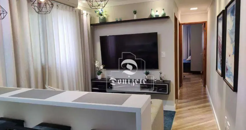 Apartamento com 2 dormitórios à venda, 54 m² por R$ 419.000,00 - Vila Pires - Santo André/SP
