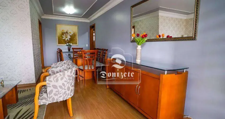 Apartamento com 3 dormitórios à venda, 117 m² por r$ 650.000,00 - centro - santo andré/sp