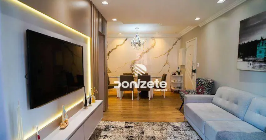 Apartamento à venda, 73 m² por r$ 585.000,00 - jardim bela vista - santo andré/sp