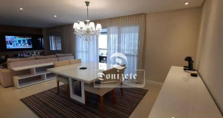 Apartamento com 3 dormitórios para alugar, 133 m² por R$ 11.600,00/mês - Jardim - Santo André/SP