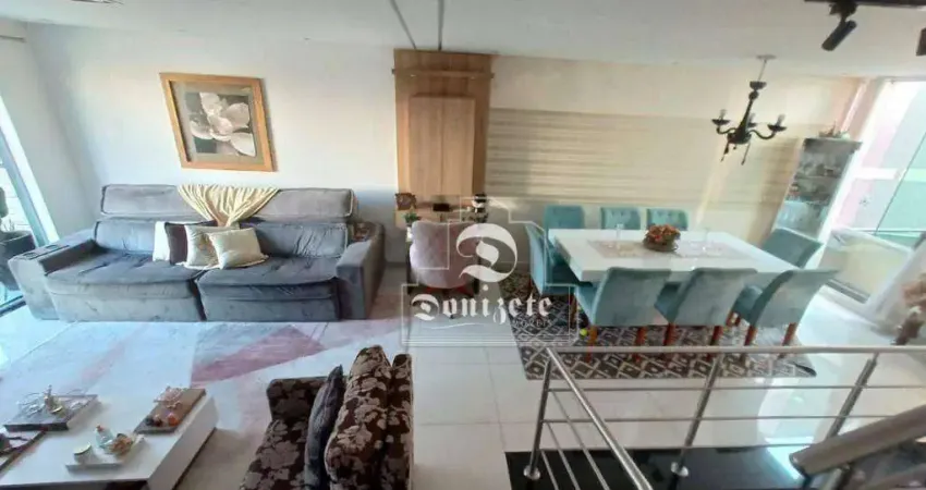 Sobrado, 202 m² - venda por R$ 1.199.996,00 ou aluguel por R$ 12.120,00/mês - Paraíso - Santo André/SP