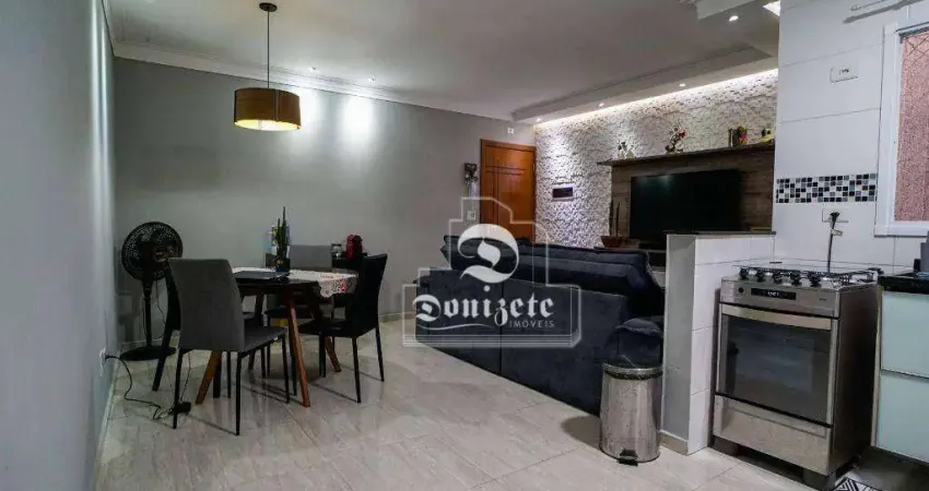 Cobertura com 2 dormitórios à venda, 90 m² por R$ 510.000,00 - Vila Assunção - Santo André/SP