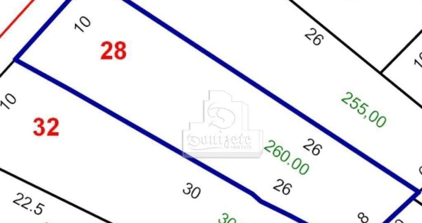 Terreno à venda, 260 m² por R$ 920.997,00 - Vila Assunção - Santo André/SP