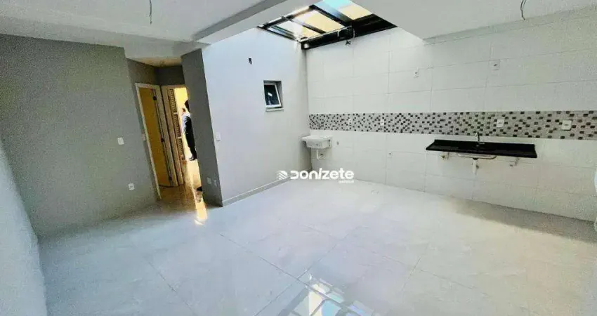 Apartamento com 2 dormitórios à venda, 55 m² por r$ 459.000,00 - campestre - santo andré/sp