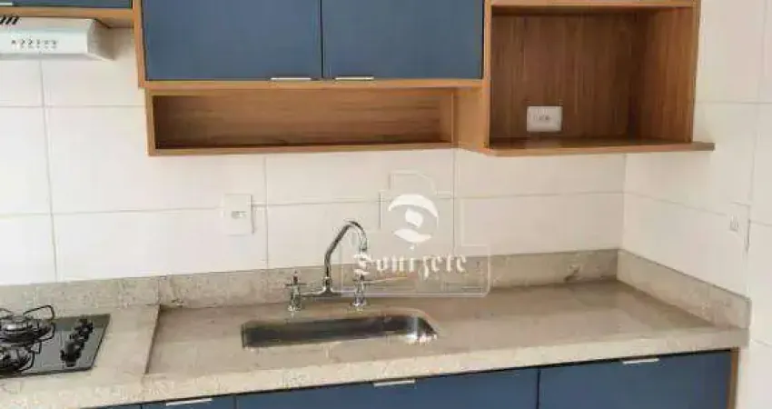 Apartamento com 2 dormitórios para alugar, 65 m² por R$ 4.336,76/mês - Vila Bastos - Santo André/SP