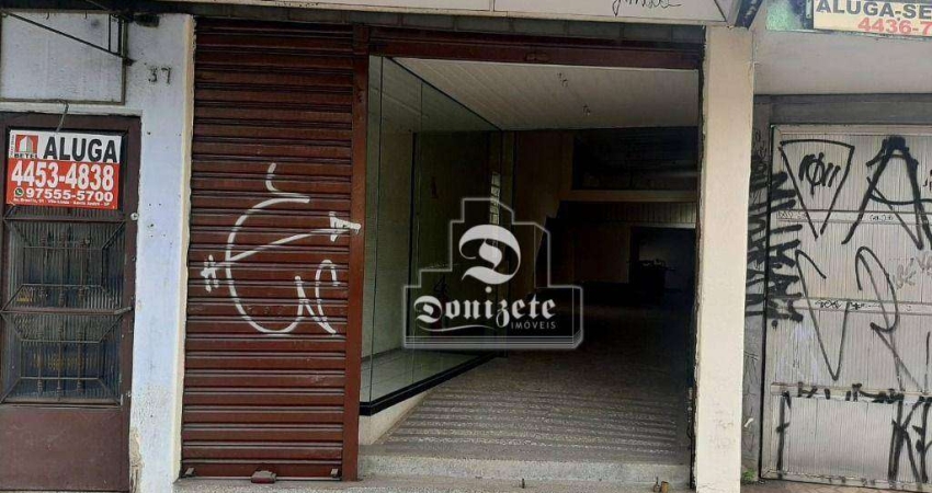Salão para alugar, 70 m² por R$ 4.320,00/mês - Vila Dora - Santo André/SP