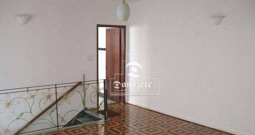 Sobrado com 2 dormitórios para alugar, 198 m² por R$ 3.650,00/mês - Vila Assunção - Santo André/SP