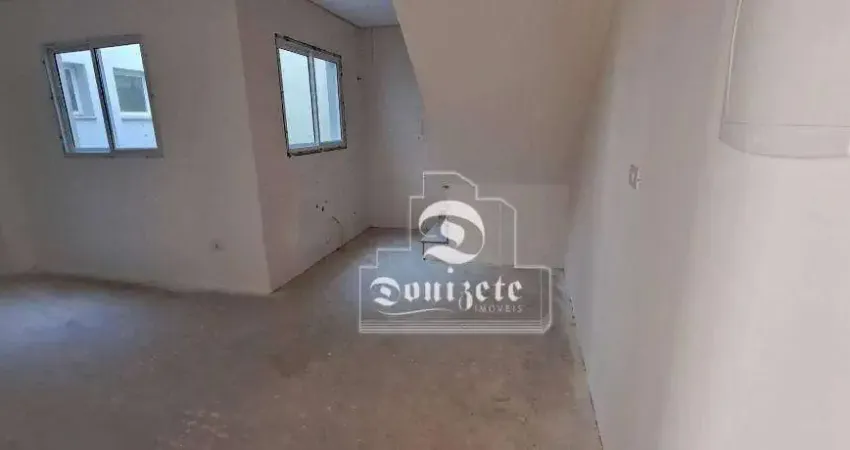 Cobertura com 2 dormitórios à venda, 80 m² por R$ 439.999,90 - Vila Pires - Santo André/SP