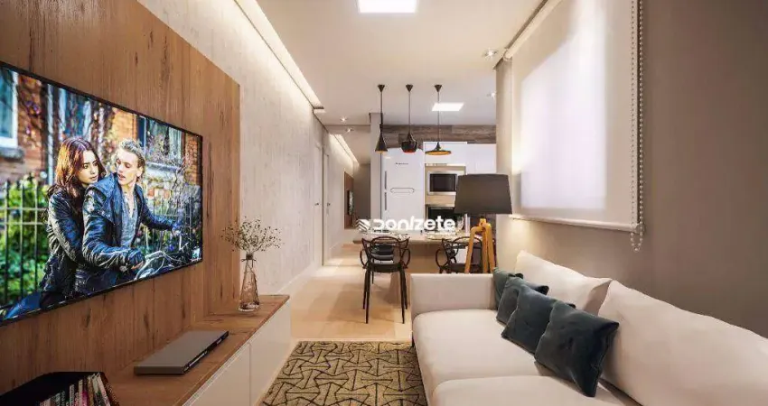 Apartamento com 2 dormitórios à venda, 49 m² por r$ 359.000,00 - vila eldízia - santo andré/sp