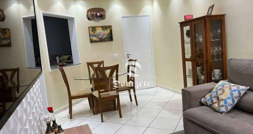 Apartamento com 3 dormitórios à venda, 89 m² por R$ 490.000,00 - Vila Príncipe de Gales - Santo André/SP