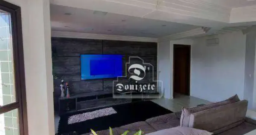 Apartamento com 3 dormitórios à venda, 147 m² por R$ 780.000,00 - Vila Valparaíso - Santo André/SP