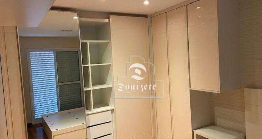 Apartamento com 3 dormitórios para alugar, 82 m² por R$ 5.900,00/mês - Jardim Bela Vista - Santo André/SP