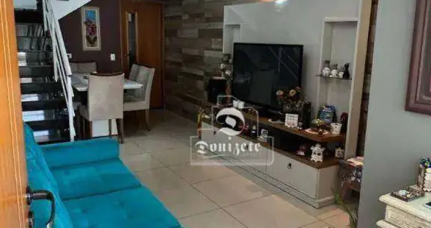 Sobrado com 3 dormitórios à venda, 94 m² por R$ 570.000,00 - Jardim Jamaica - Santo André/SP