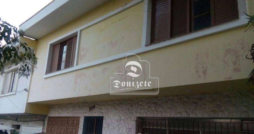 Sobrado com 3 dormitórios à venda, 131 m² por R$ 495.000,00 - Campestre - Santo André/SP