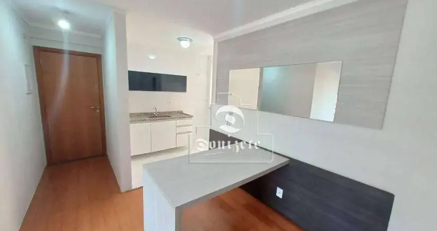 Apartamento com 2 dormitórios para alugar, 52 m² por R$ 3.195,00/mês - Jardim - Santo André/SP