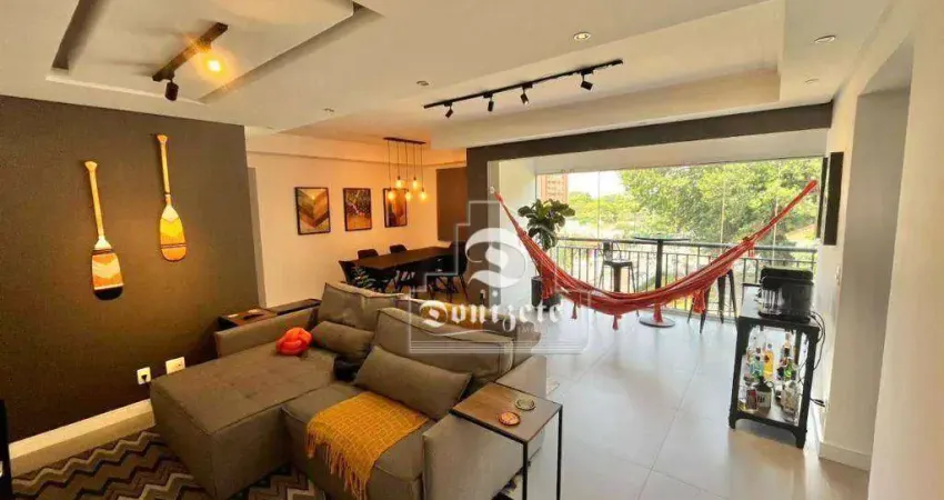 Apartamento com 2 dormitórios à venda, 89 m² por r$ 1.060.000,00 - jardim - santo andré/sp