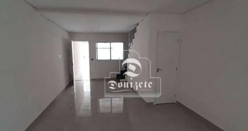 Sobrado com 3 dormitórios à venda, 122 m² por R$ 600.000,00 - Vila Homero Thon - Santo André/SP