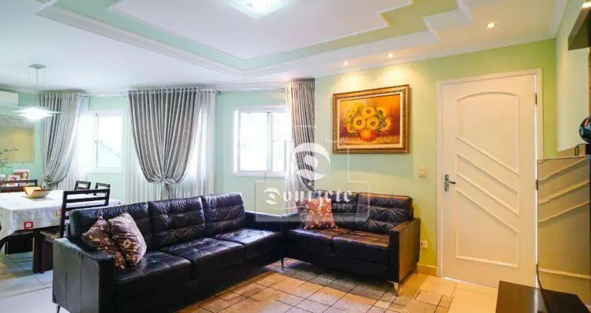 Sobrado com 3 dormitórios à venda, 110 m² por R$ 749.999,90 - Parque das Nações - Santo André/SP
