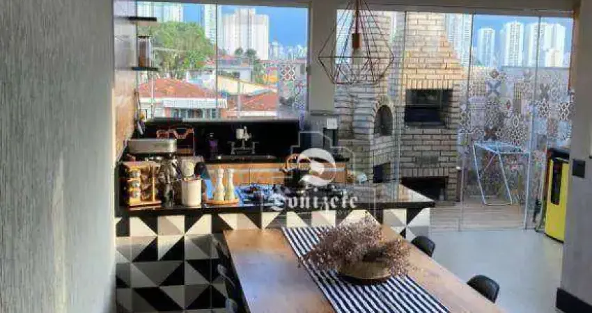Cobertura com 2 dormitórios à venda, 90 m² por R$ 574.990,00 - Vila Scarpelli - Santo André/SP