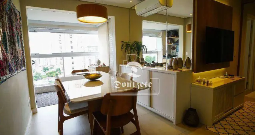 Apartamento com 2 dormitórios à venda, 67 m² por R$ 760.000,00 - Vila Gilda - Santo André/SP