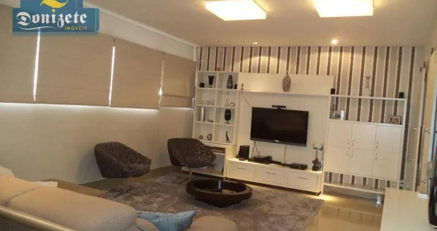 Cobertura com 3 dormitórios à venda, 186 m² por R$ 1.050.000,00 - Campestre - Santo André/SP