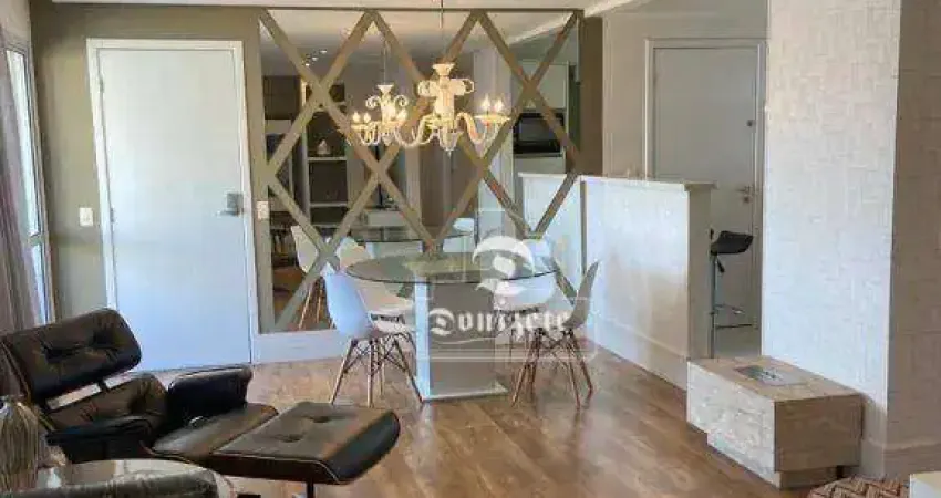 Apartamento com 3 dormitórios para alugar, 128 m² por R$ 6.500,00/mês - Centro - Santo André/SP