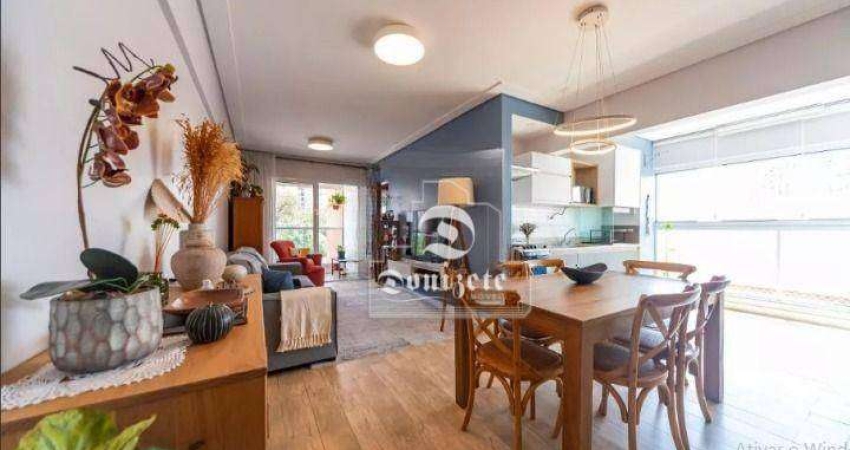 Apartamento com 2 dormitórios à venda, 73 m² por R$ 680.000,00 - Vila Assunção - Santo André/SP