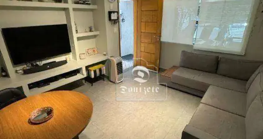 Sobrado com 3 dormitórios à venda, 158 m² por R$ 900.000,00 - Vila Alzira - Santo André/SP